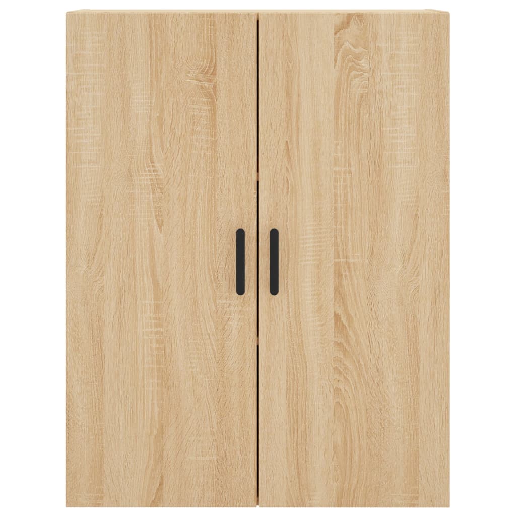 Hoge kast 69,5x34x180 cm bewerkt hout sonoma eikenkleurig is nu te koop bij PeponiXL, paradijselijk wonen!