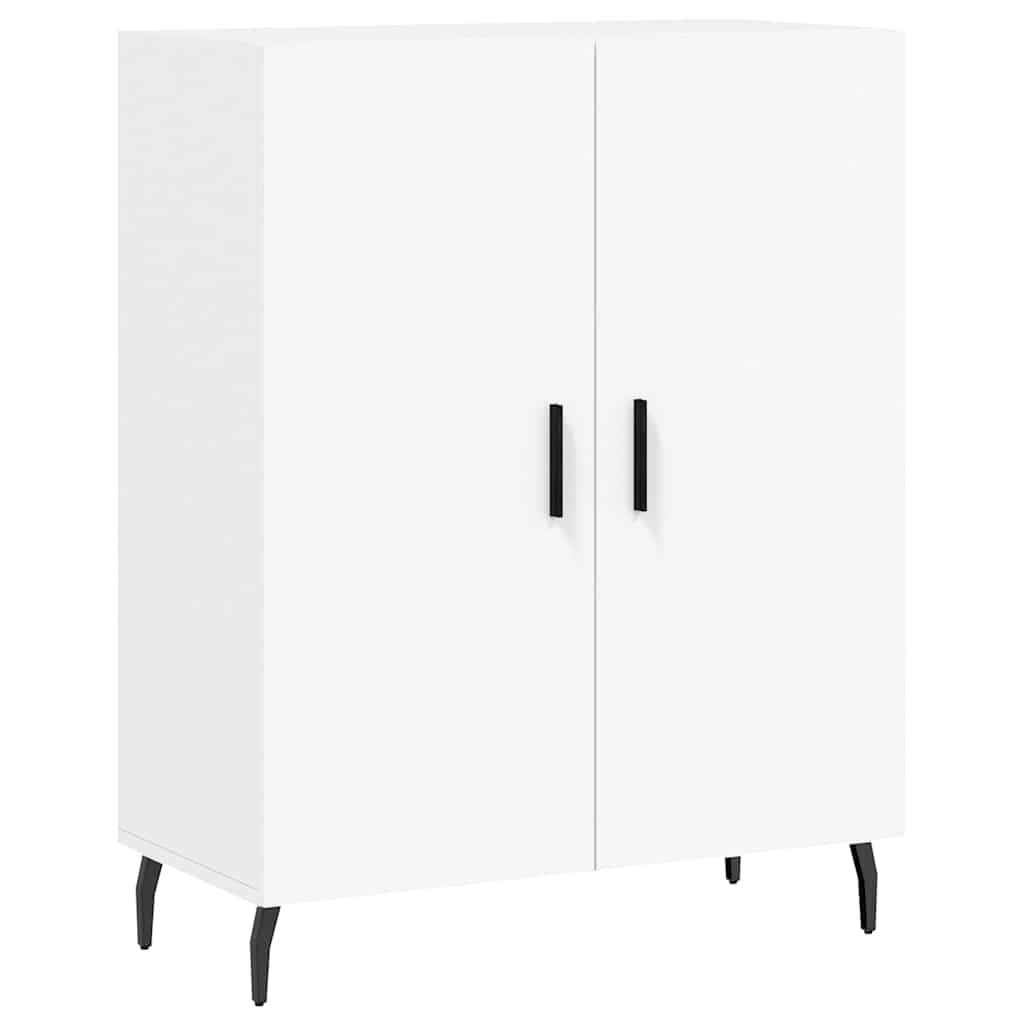Hoge kast 69,5x34x180 cm bewerkt hout wit is nu te koop bij PeponiXL, paradijselijk wonen!