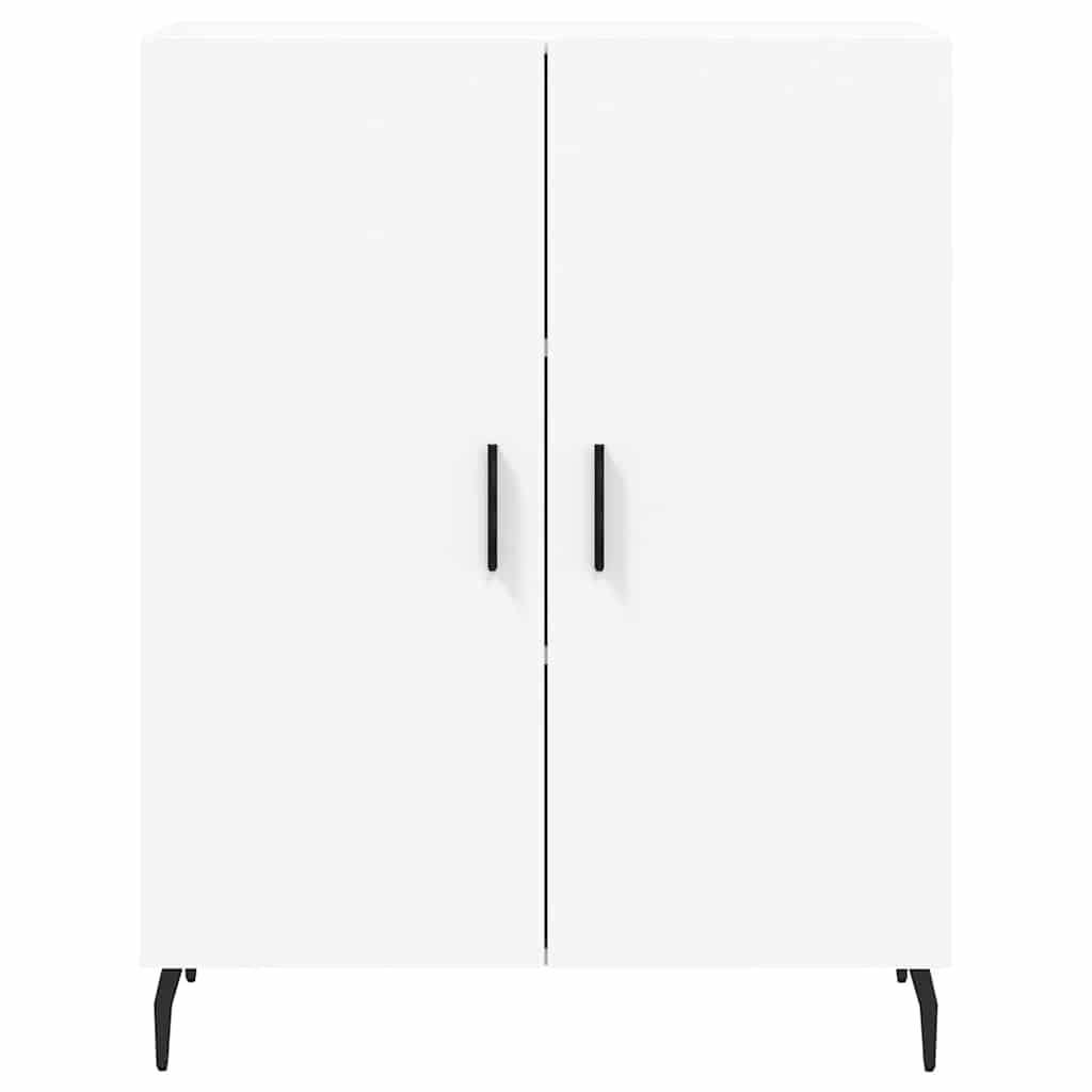 Hoge kast 69,5x34x180 cm bewerkt hout wit is nu te koop bij PeponiXL, paradijselijk wonen!
