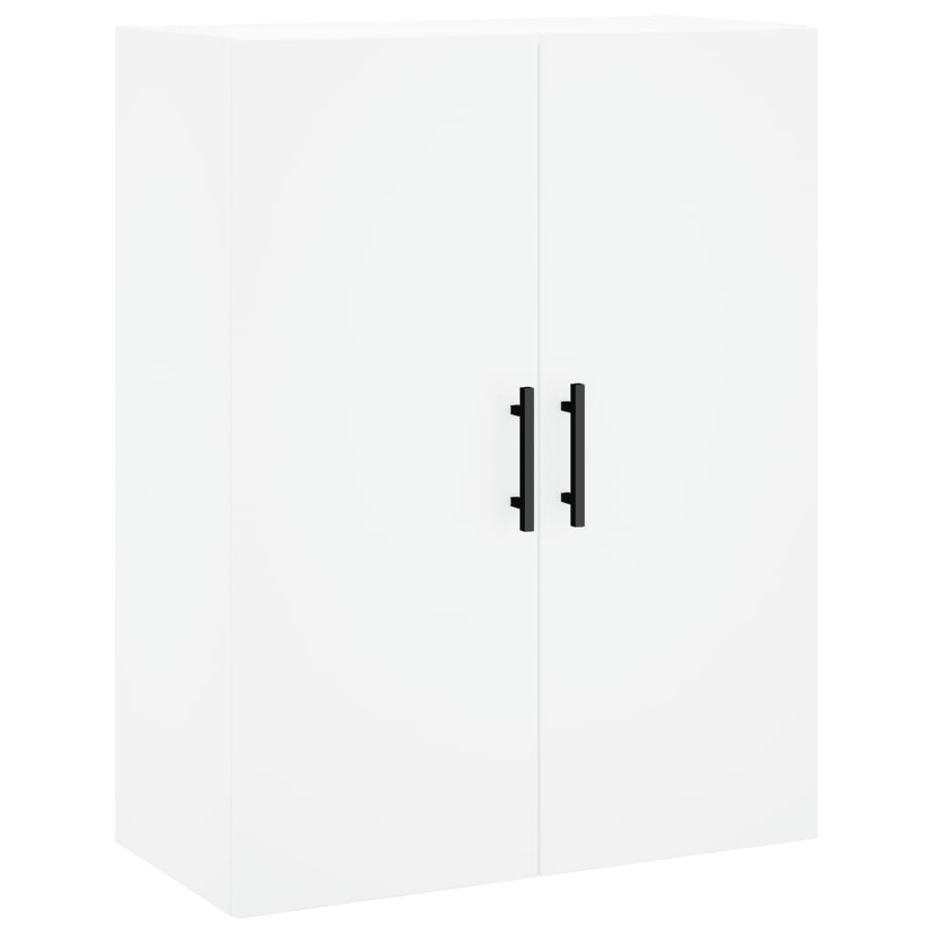 Hoge kast 69,5x34x180 cm bewerkt hout wit is nu te koop bij PeponiXL, paradijselijk wonen!