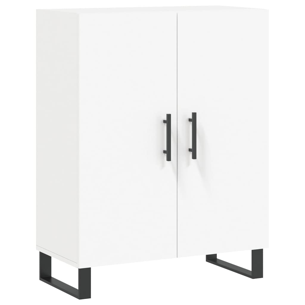 Hoge kast 69,5x34x180 cm bewerkt hout wit is nu te koop bij PeponiXL, paradijselijk wonen!