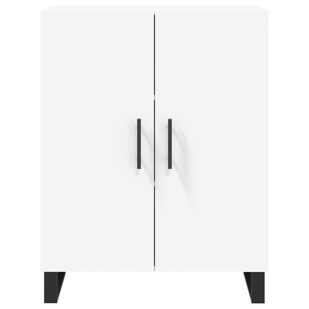 Hoge kast 69,5x34x180 cm bewerkt hout wit is nu te koop bij PeponiXL, paradijselijk wonen!