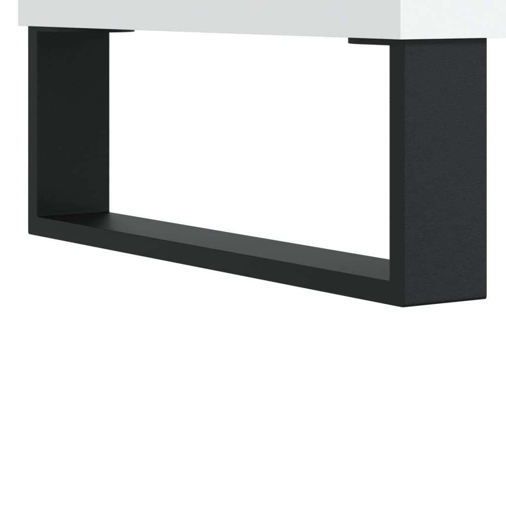Hoge kast 69,5x34x180 cm bewerkt hout wit is nu te koop bij PeponiXL, paradijselijk wonen!