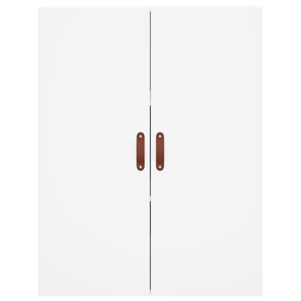 Hoge kast 69,5x34x180 cm bewerkt hout wit is nu te koop bij PeponiXL, paradijselijk wonen!
