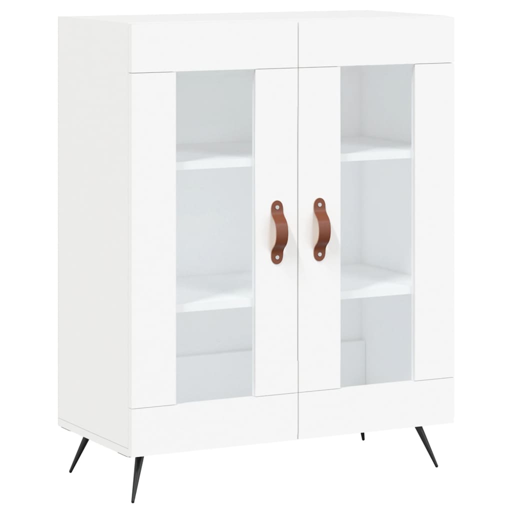 Hoge kast 69,5x34x180 cm bewerkt hout wit is nu te koop bij PeponiXL, paradijselijk wonen!