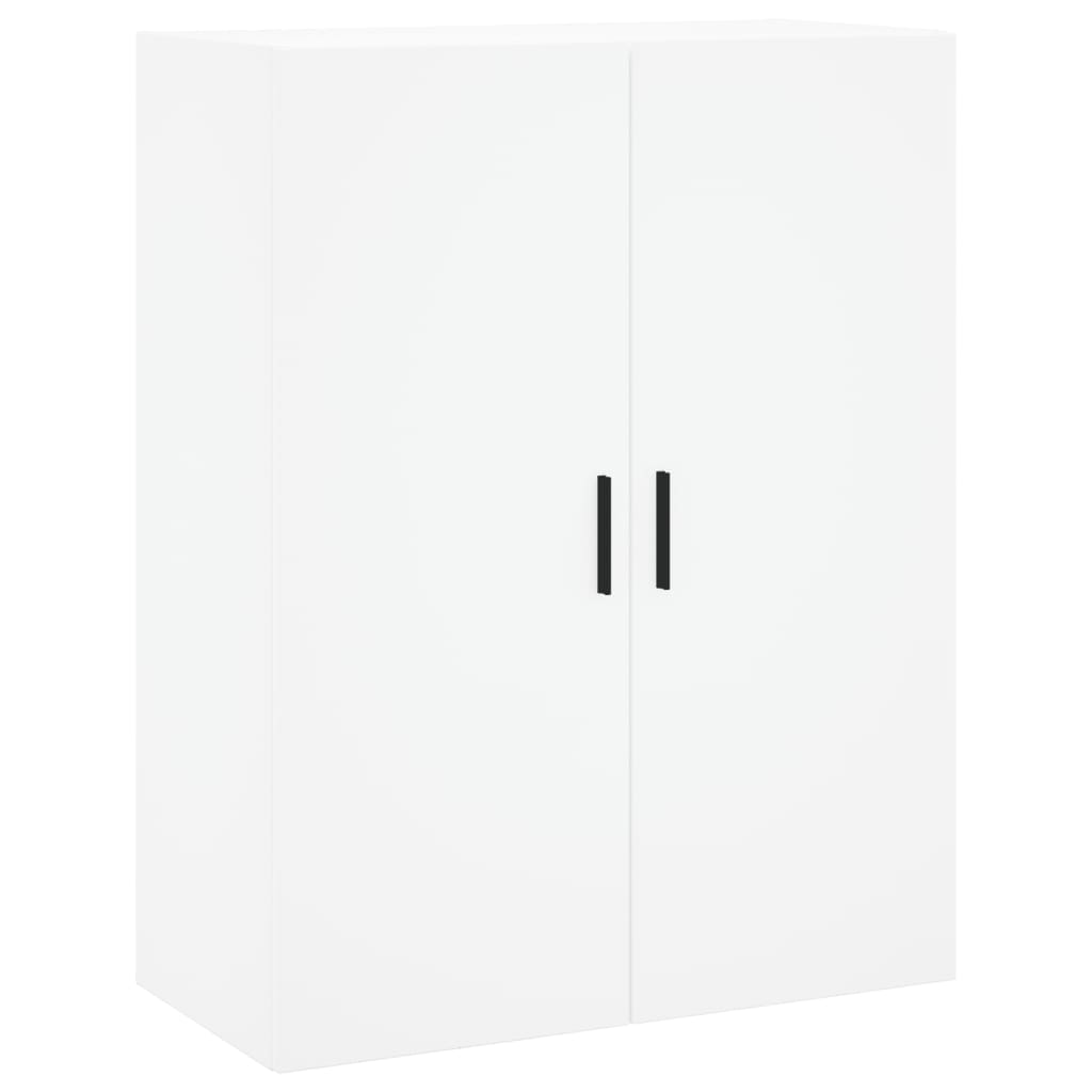 Hoge kast 69,5x34x180 cm bewerkt hout wit is nu te koop bij PeponiXL, paradijselijk wonen!