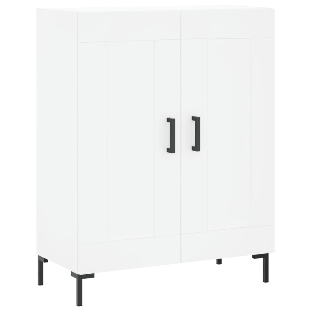 Hoge kast 69,5x34x180 cm bewerkt hout wit is nu te koop bij PeponiXL, paradijselijk wonen!