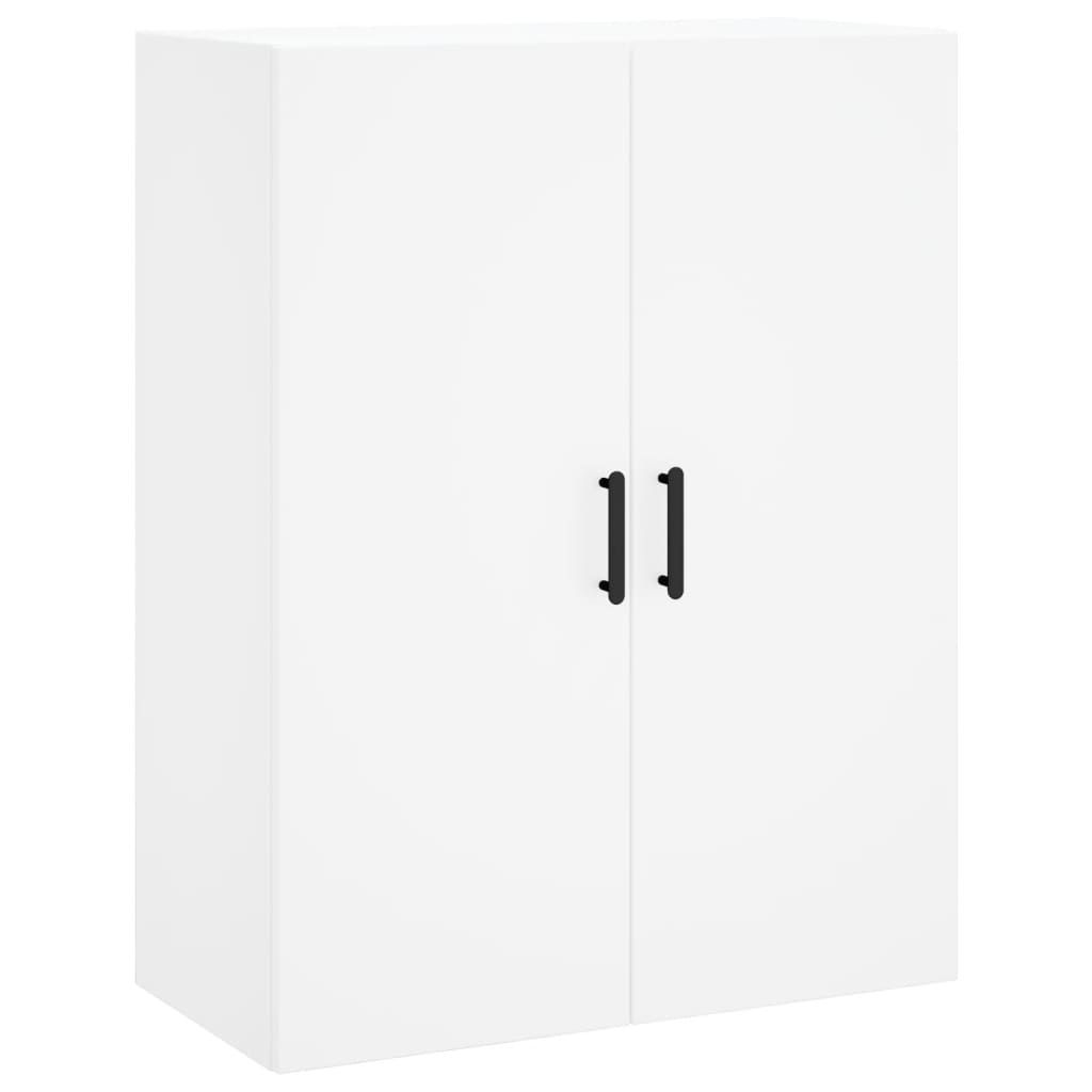 Hoge kast 69,5x34x180 cm bewerkt hout wit is nu te koop bij PeponiXL, paradijselijk wonen!