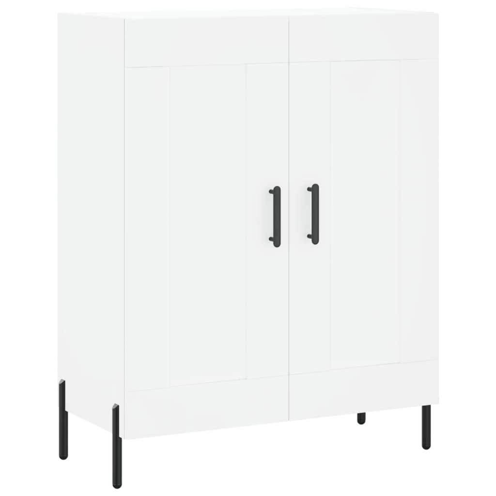 Hoge kast 69,5x34x180 cm bewerkt hout wit is nu te koop bij PeponiXL, paradijselijk wonen!