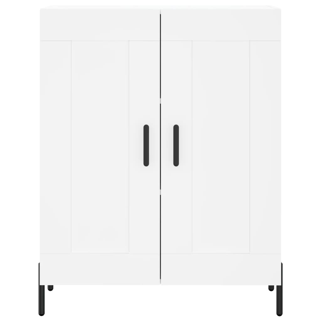 Hoge kast 69,5x34x180 cm bewerkt hout wit is nu te koop bij PeponiXL, paradijselijk wonen!