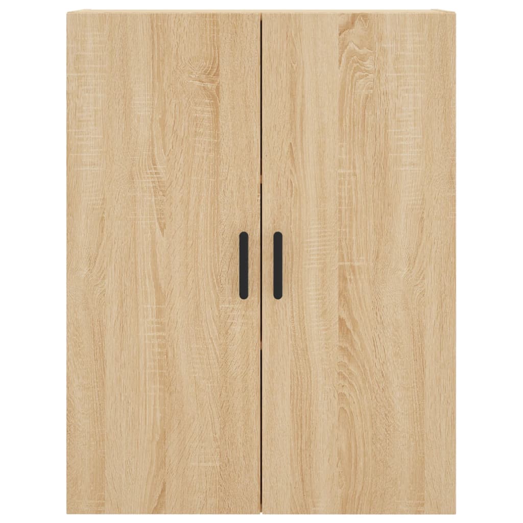 Hoge kast 69,5x34x180 cm bewerkt hout sonoma eikenkleurig is nu te koop bij PeponiXL, paradijselijk wonen!
