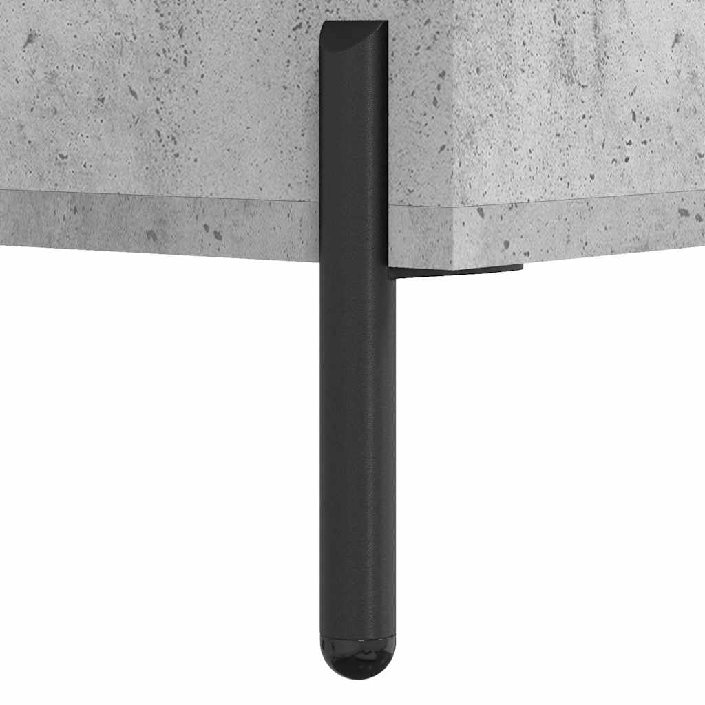 Hoge kast 69,5x34x180 cm bewerkt hout betongrijs is nu te koop bij PeponiXL, paradijselijk wonen!