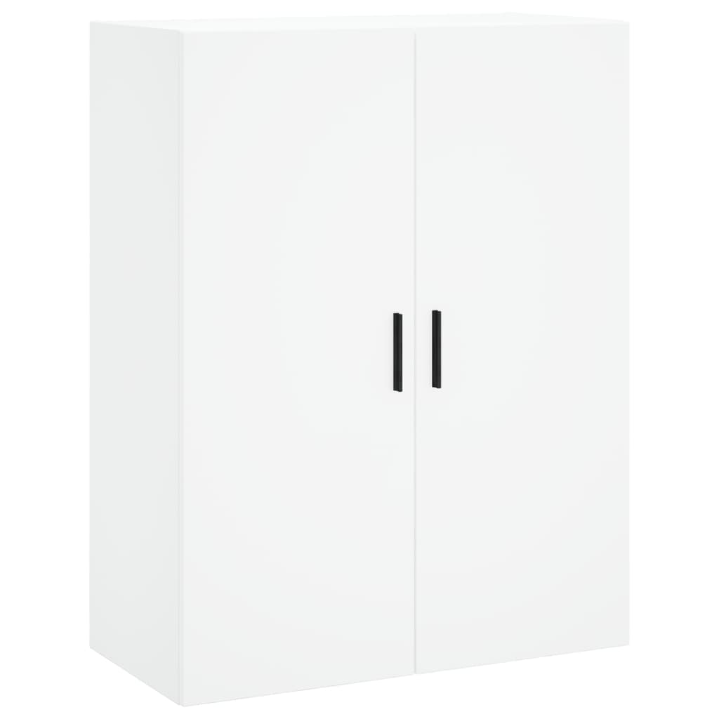 Hoge kast 69,5x34x180 cm bewerkt hout wit is nu te koop bij PeponiXL, paradijselijk wonen!