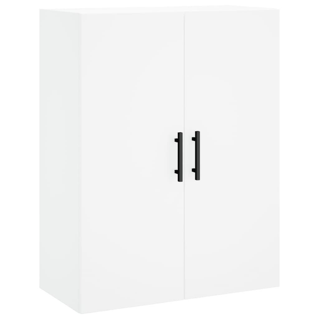 Hoge kast 69,5x34x180 cm bewerkt hout wit is nu te koop bij PeponiXL, paradijselijk wonen!