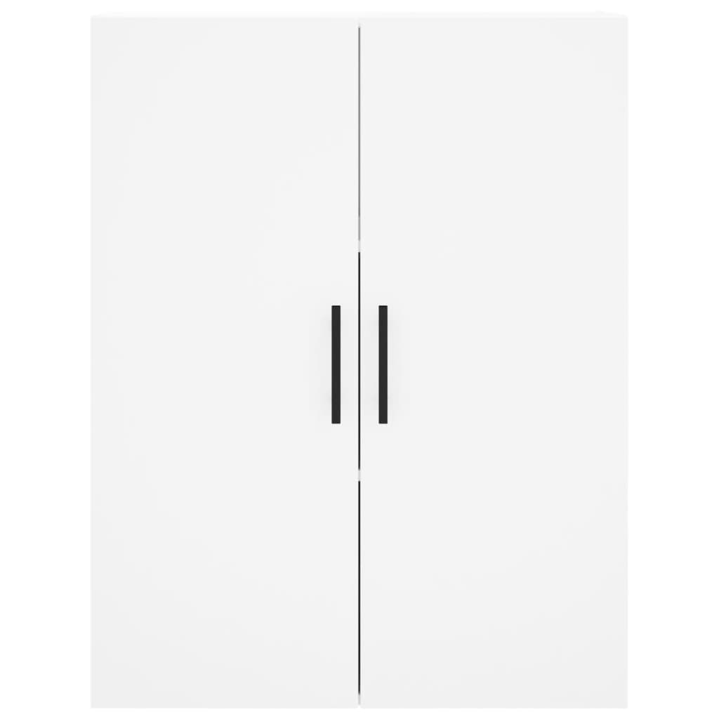 Hoge kast 69,5x34x180 cm bewerkt hout wit is nu te koop bij PeponiXL, paradijselijk wonen!
