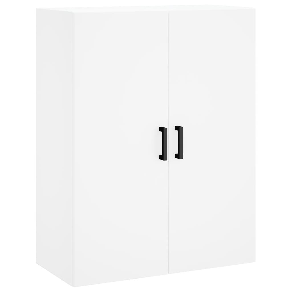 Hoge kast 69,5x34x180 cm bewerkt hout wit is nu te koop bij PeponiXL, paradijselijk wonen!