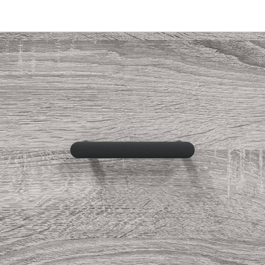 Hoge kast 69,5x34x180 cm bewerkt hout grijs sonoma eikenkleurig is nu te koop bij PeponiXL, paradijselijk wonen!