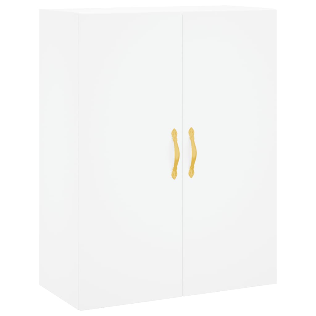 Hoge kast 69,5x34x180 cm bewerkt hout wit is nu te koop bij PeponiXL, paradijselijk wonen!