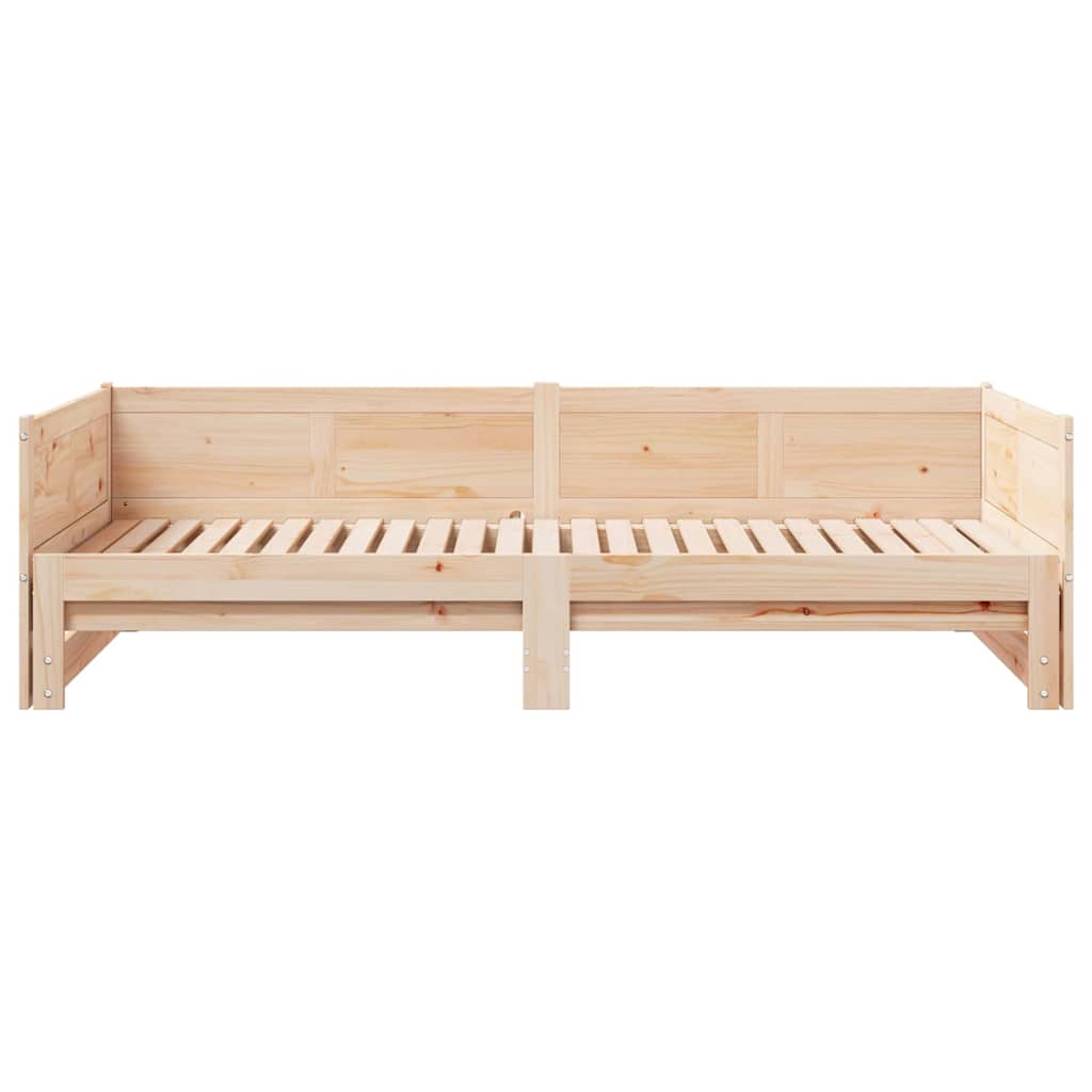 Uittrekbare Dagbed Bruin 203,5 x 184 x 56,5 cm is nu te koop bij PeponiXL, paradijselijk wonen!