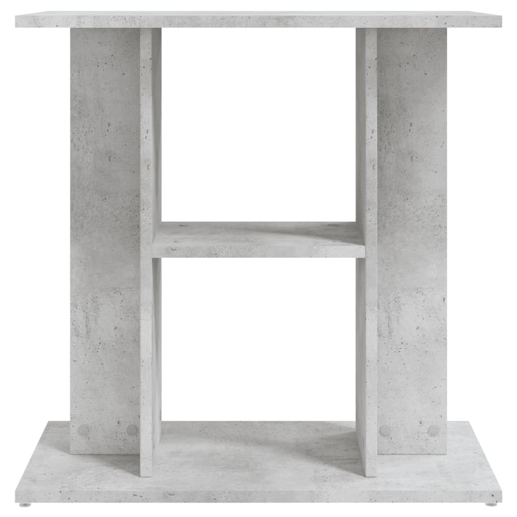 Aquariumstandaard Betongrijs 60x30x60 cm Bewerkt hout is nu te koop bij PeponiXL, paradijselijk wonen!