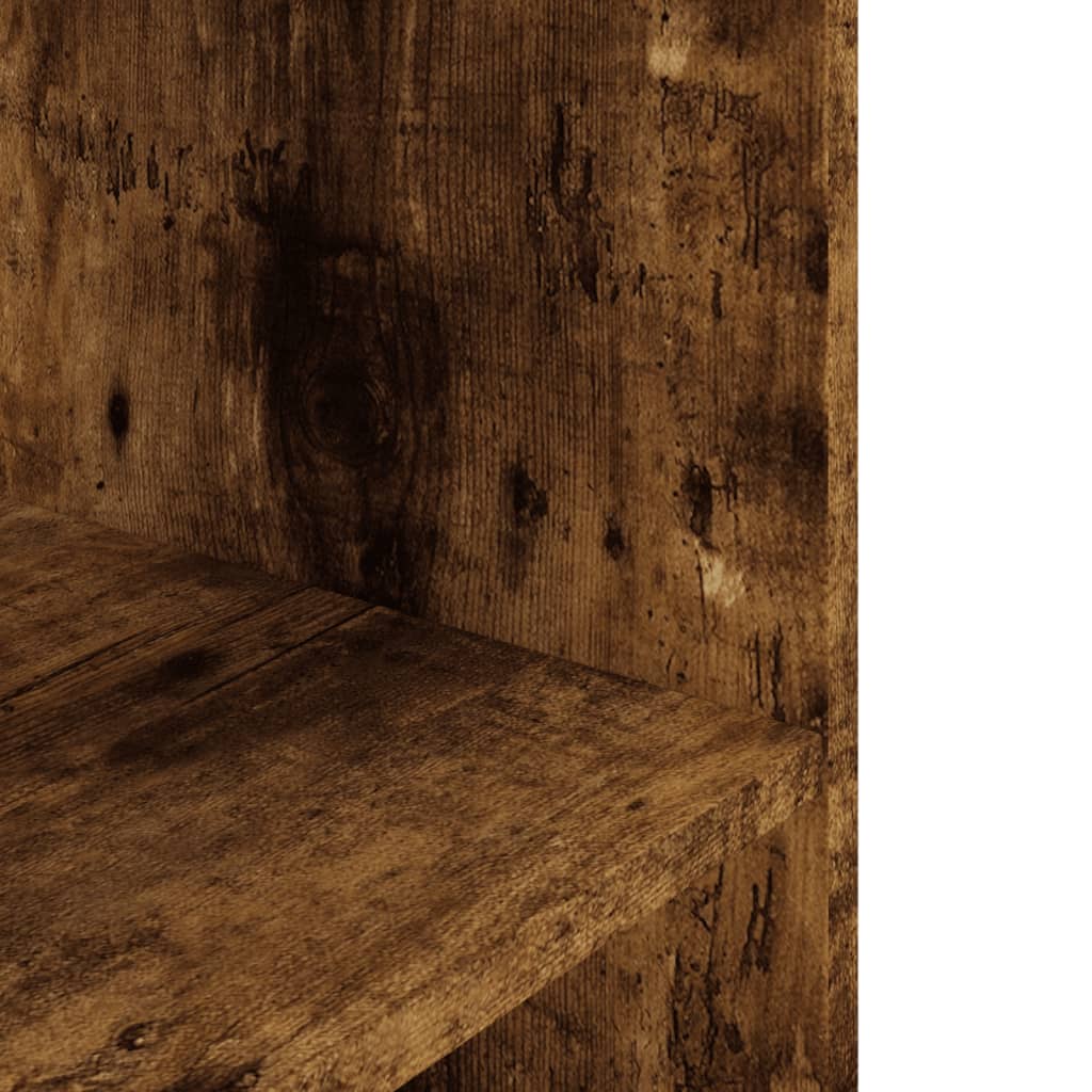 Aquariumstandaard Gerookt Eikenhout 60x30x60 cm Bewerkt Hout is nu te koop bij PeponiXL, paradijselijk wonen!