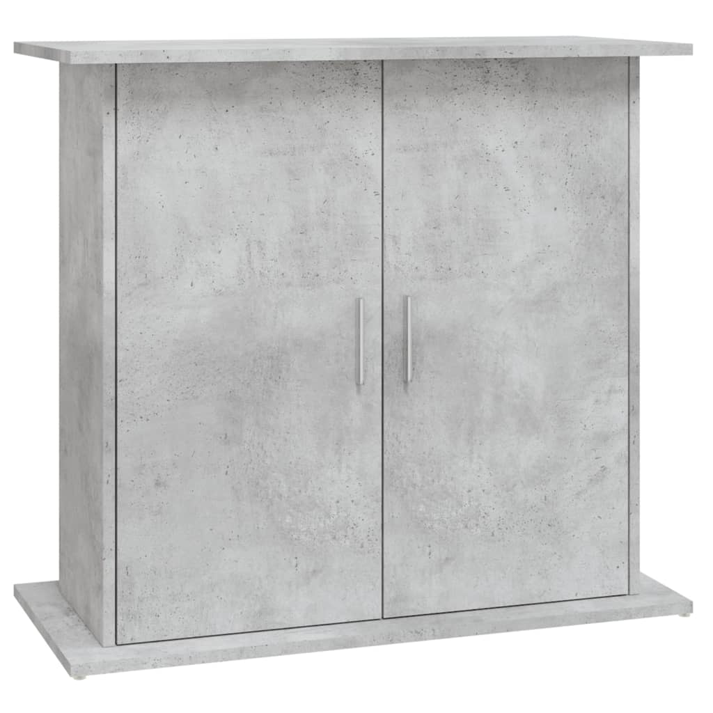 Aquariumstandaard Betongrijs 81x36x73 cm Bewerkt hout is nu te koop bij PeponiXL, paradijselijk wonen!