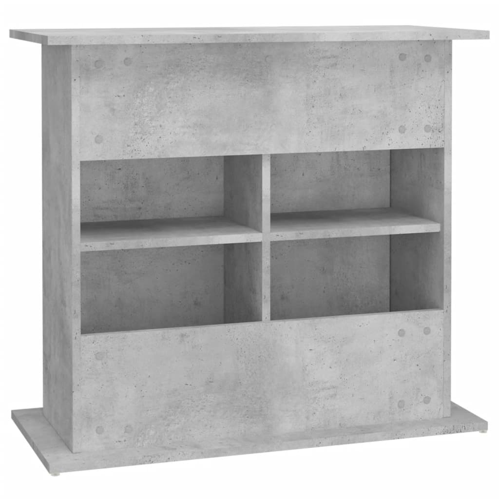 Aquariumstandaard Betongrijs 81x36x73 cm Bewerkt hout is nu te koop bij PeponiXL, paradijselijk wonen!