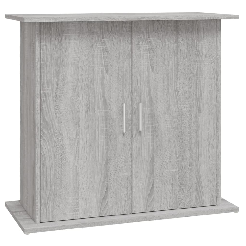 Aquariumstandaard 81x36x73 cm bewerkt hout grijs sonoma eiken is nu te koop bij PeponiXL, paradijselijk wonen!