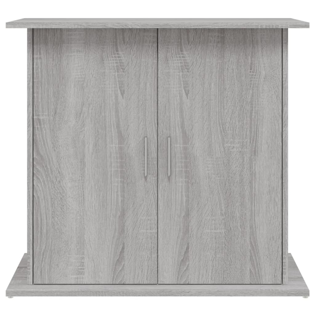 Aquariumstandaard 81x36x73 cm bewerkt hout grijs sonoma eiken is nu te koop bij PeponiXL, paradijselijk wonen!
