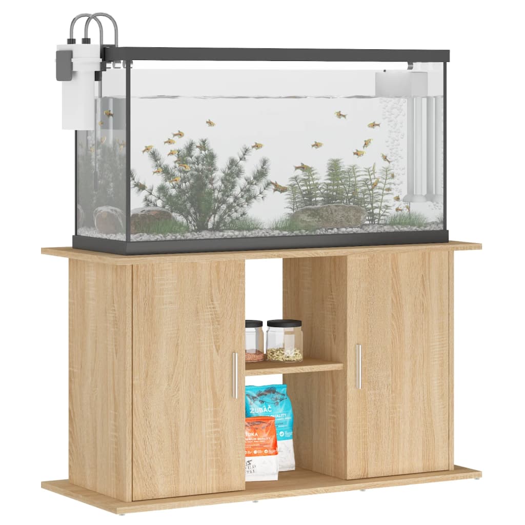 Aquariumstandaard Sonoma Eiken 101x41x58 cm Bewerkt Hout is nu te koop bij PeponiXL, paradijselijk wonen!