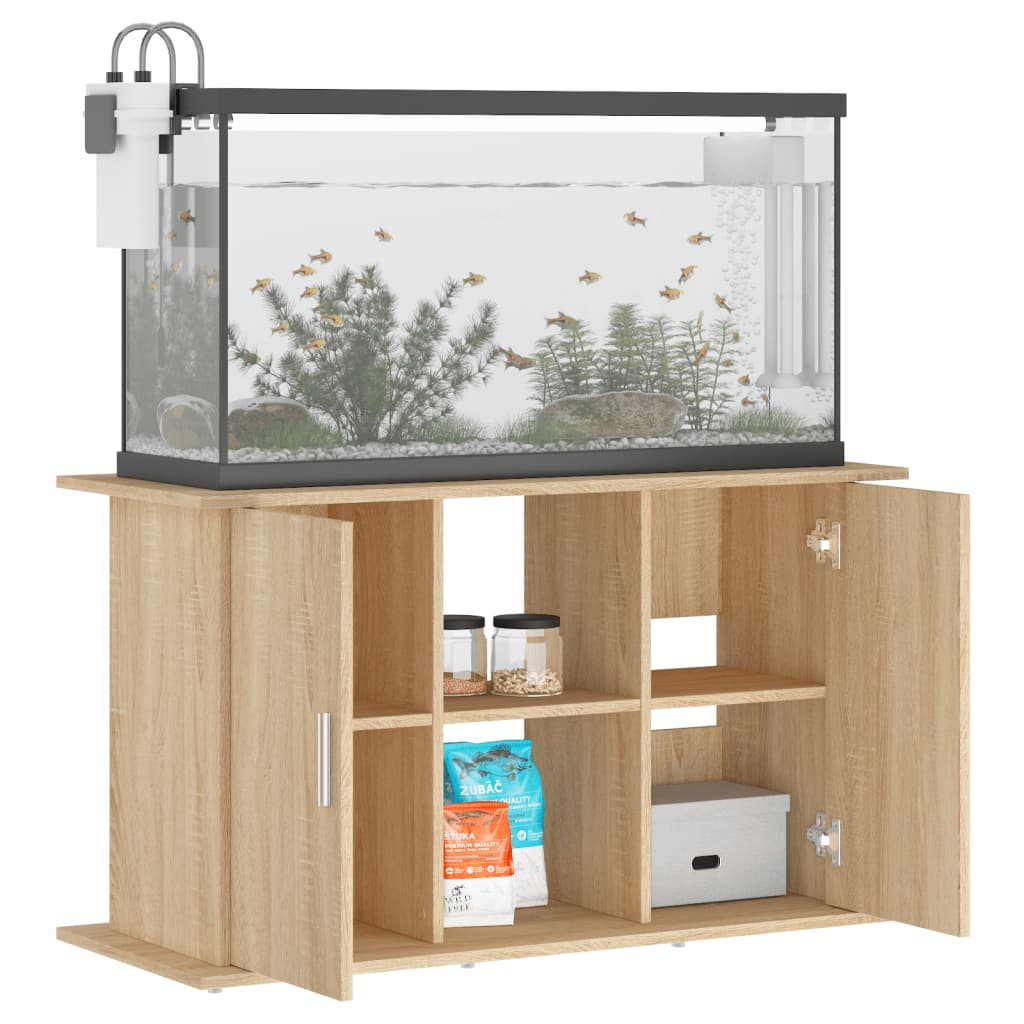 Aquariumstandaard Sonoma Eiken 101x41x58 cm Bewerkt Hout is nu te koop bij PeponiXL, paradijselijk wonen!