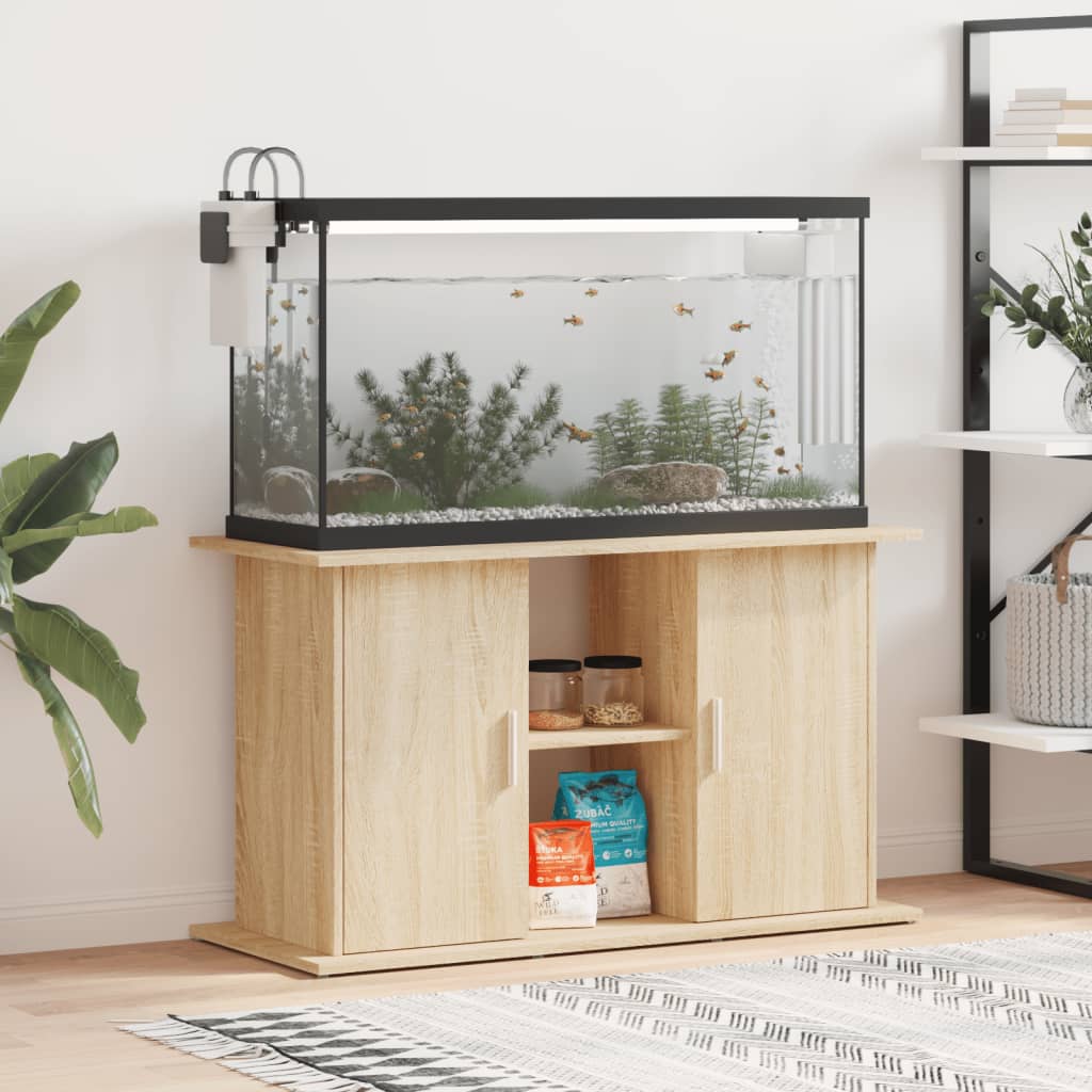 Aquariumstandaard Sonoma Eiken 101x41x58 cm Bewerkt Hout is nu te koop bij PeponiXL, paradijselijk wonen!