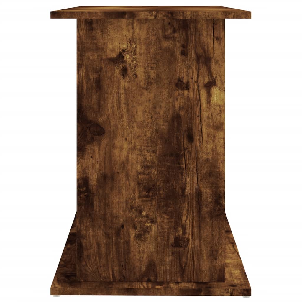 Aquariumstandaard 101x41x58 cm bewerkt hout gerookt eikenkleur is nu te koop bij PeponiXL, paradijselijk wonen!
