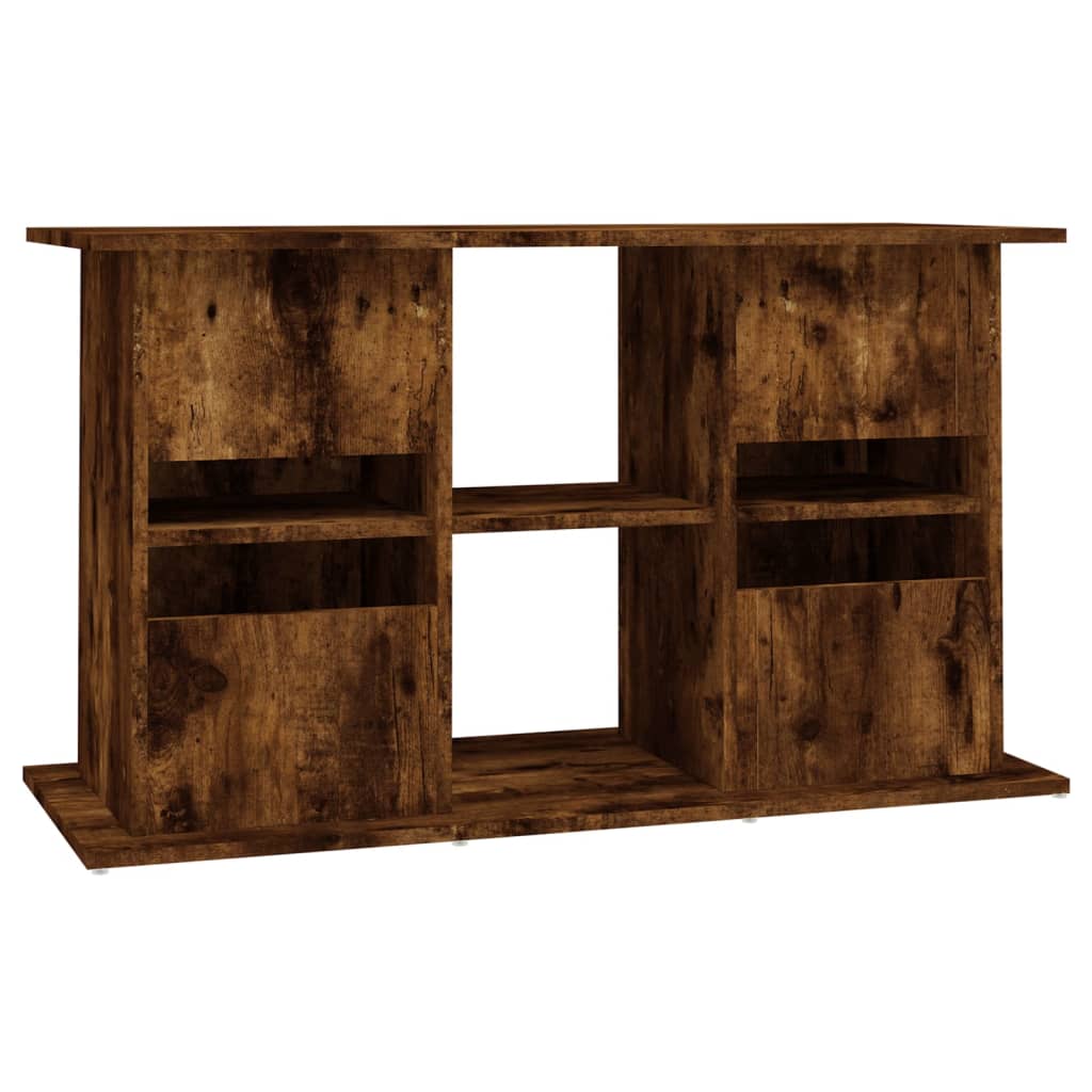 Aquariumstandaard 101x41x58 cm bewerkt hout gerookt eikenkleur is nu te koop bij PeponiXL, paradijselijk wonen!