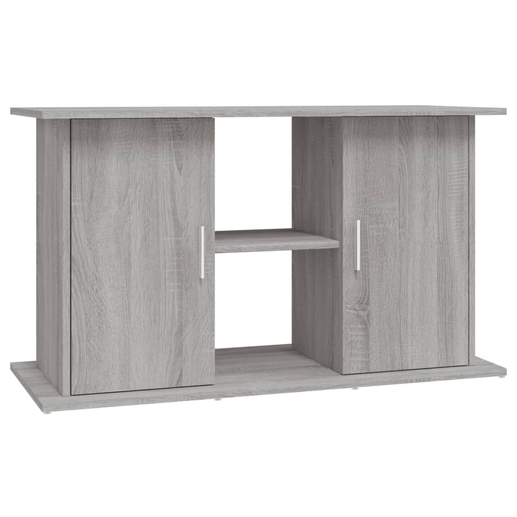 Aquariumstandaard 101x41x58 cm bewerkt hout grijs sonoma eiken is nu te koop bij PeponiXL, paradijselijk wonen!