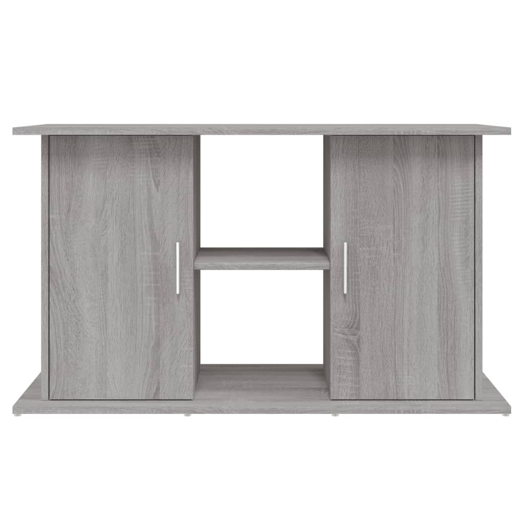 Aquariumstandaard 101x41x58 cm bewerkt hout grijs sonoma eiken is nu te koop bij PeponiXL, paradijselijk wonen!