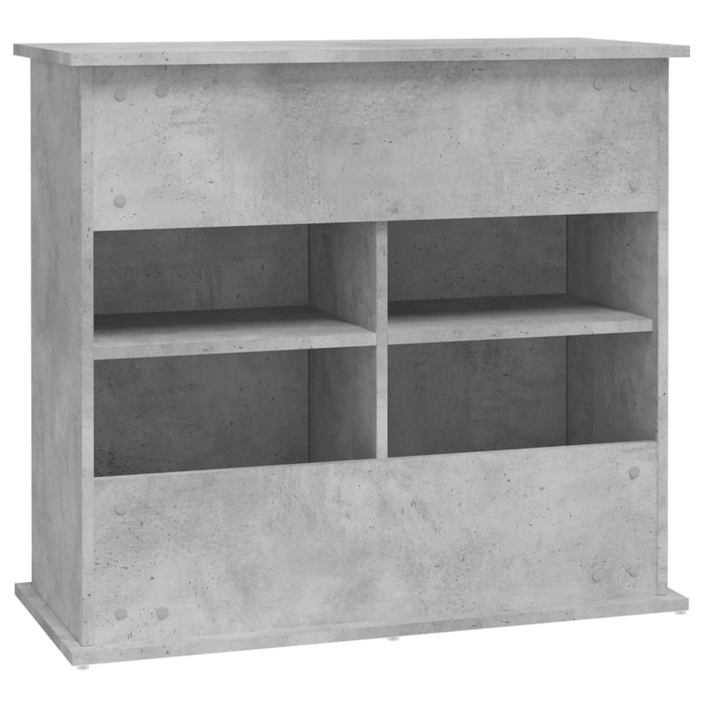 Aquariumstandaard Betongrijs 81x36x73 cm Bewerkt hout is nu te koop bij PeponiXL, paradijselijk wonen!