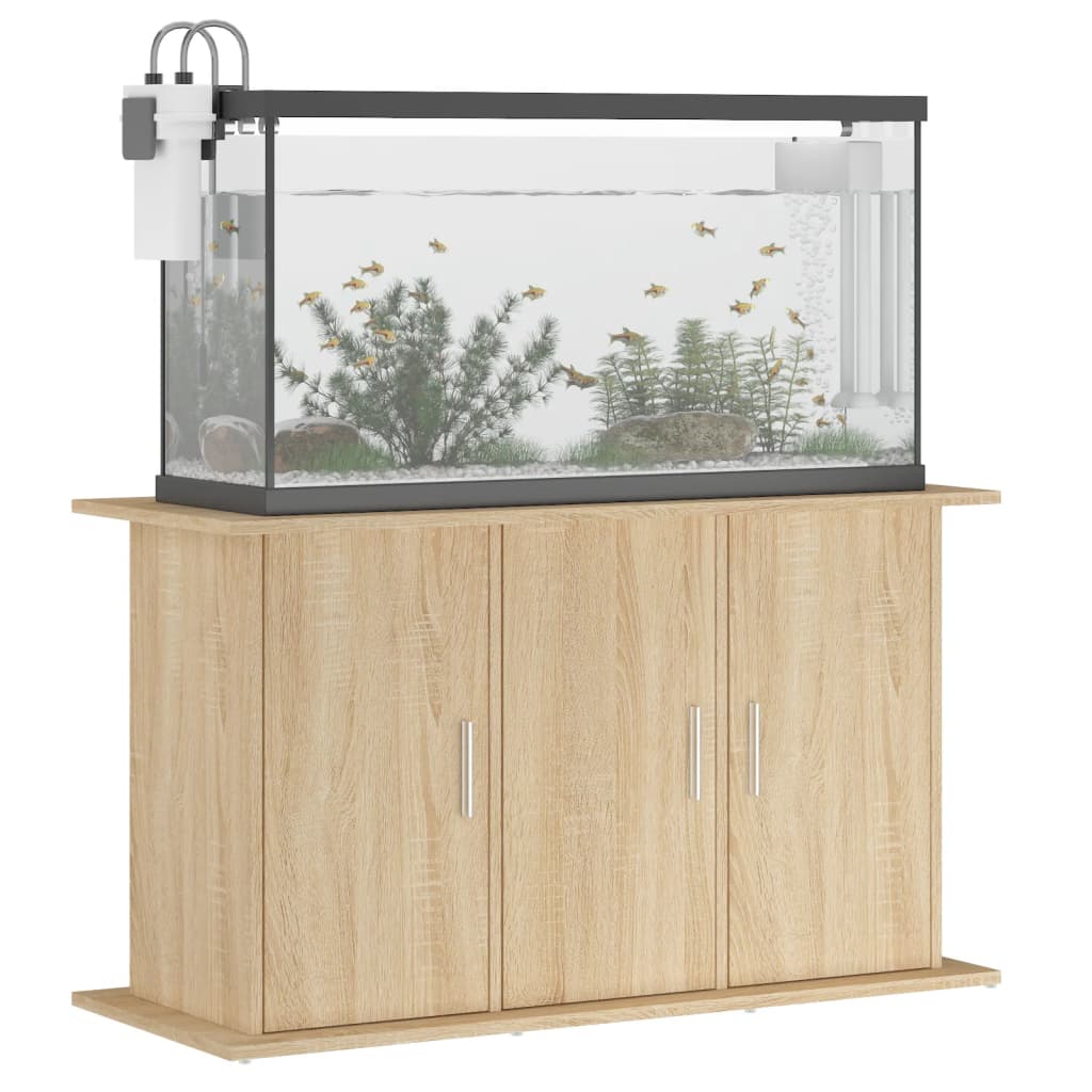 Aquariumstandaard 101x41x58 cm bewerkt hout sonoma eikenkleurig is nu te koop bij PeponiXL, paradijselijk wonen!