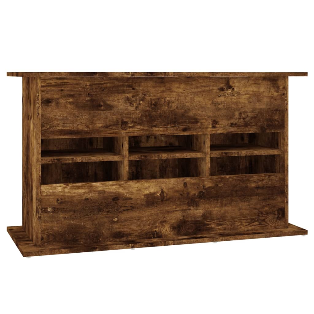 Aquariumstandaard 101x41x58 cm bewerkt hout gerookt eikenkleur is nu te koop bij PeponiXL, paradijselijk wonen!