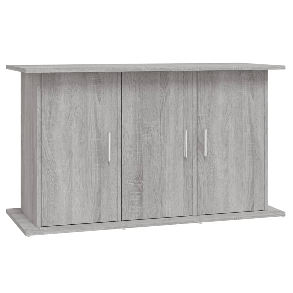 Aquariumstandaard 101x41x58 cm bewerkt hout grijs sonoma eiken is nu te koop bij PeponiXL, paradijselijk wonen!
