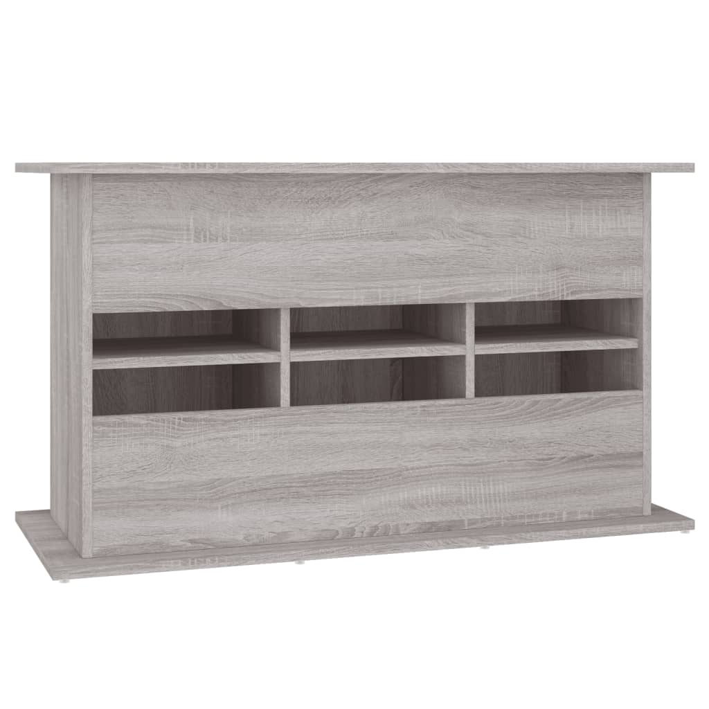 Aquariumstandaard 101x41x58 cm bewerkt hout grijs sonoma eiken is nu te koop bij PeponiXL, paradijselijk wonen!
