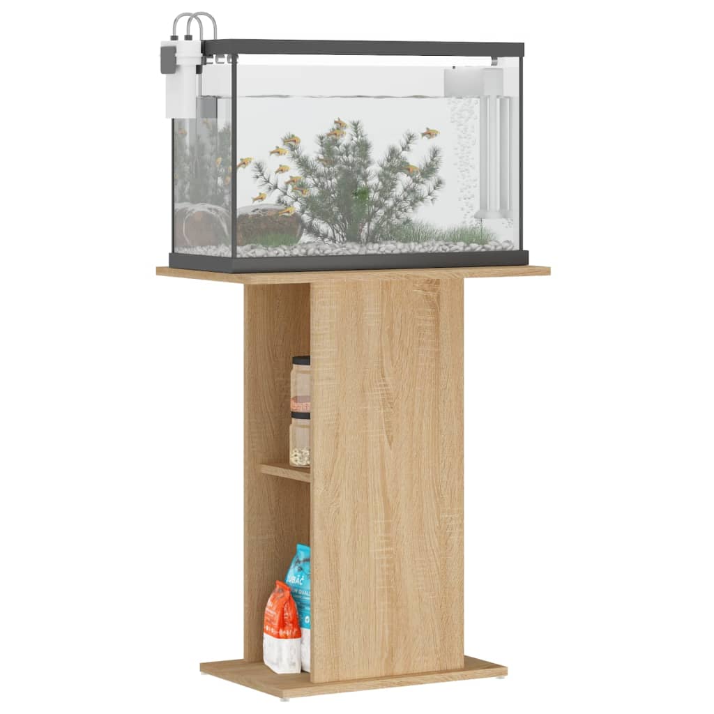 Aquariumstandaard Sonoma Eiken 60,5x36x72,5 cm Bewerkt Hout is nu te koop bij PeponiXL, paradijselijk wonen!