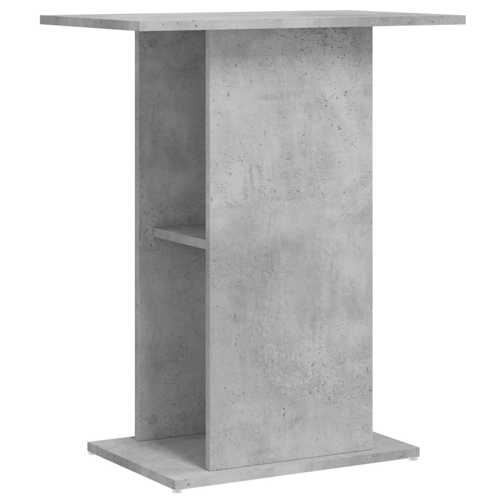 Aquariumstandaard betongrijs 60,5x36x72,5 cm bewerkt hout is nu te koop bij PeponiXL, paradijselijk wonen!