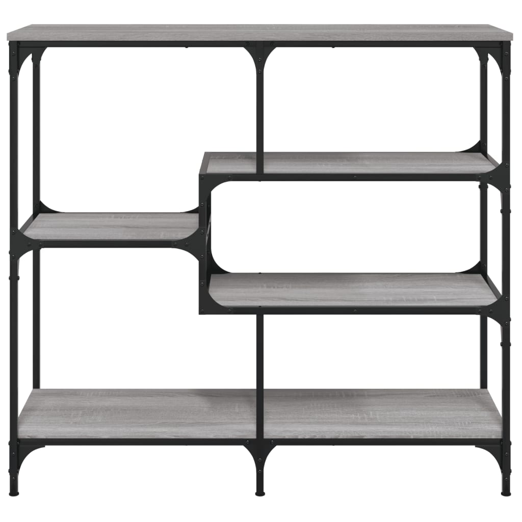 Wandtafel 103x32x95 cm bewerkt hout grijs sonoma eikenkleurig is nu te koop bij PeponiXL, paradijselijk wonen!