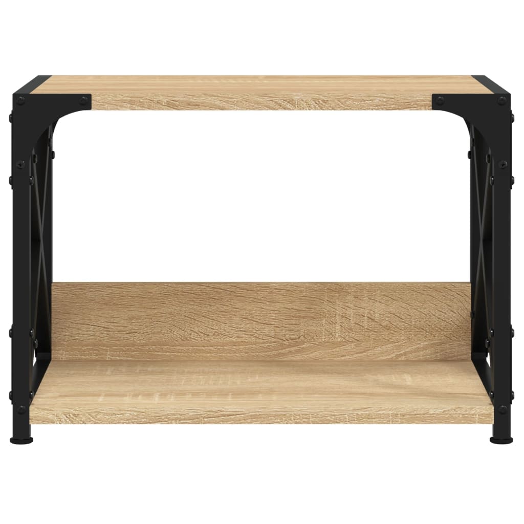Printerstandaard 44x26x31,5 cm bewerkt hout sonoma eikenkleurig is nu te koop bij PeponiXL, paradijselijk wonen!