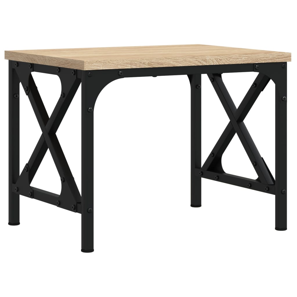 Printerstandaard 40x30x31 cm bewerkt hout sonoma eikenkleurig is nu te koop bij PeponiXL, paradijselijk wonen!