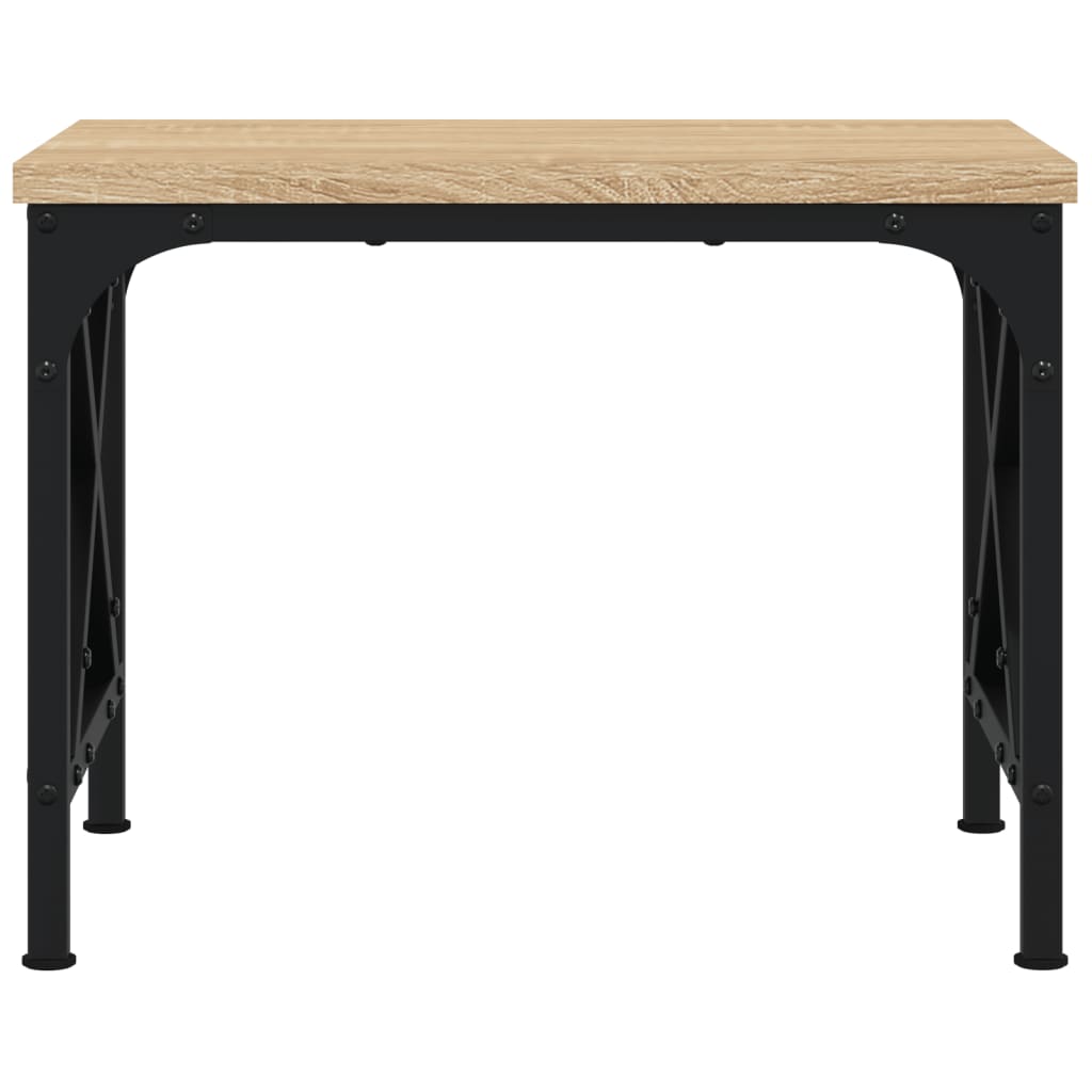 Printerstandaard 40x30x31 cm bewerkt hout sonoma eikenkleurig is nu te koop bij PeponiXL, paradijselijk wonen!