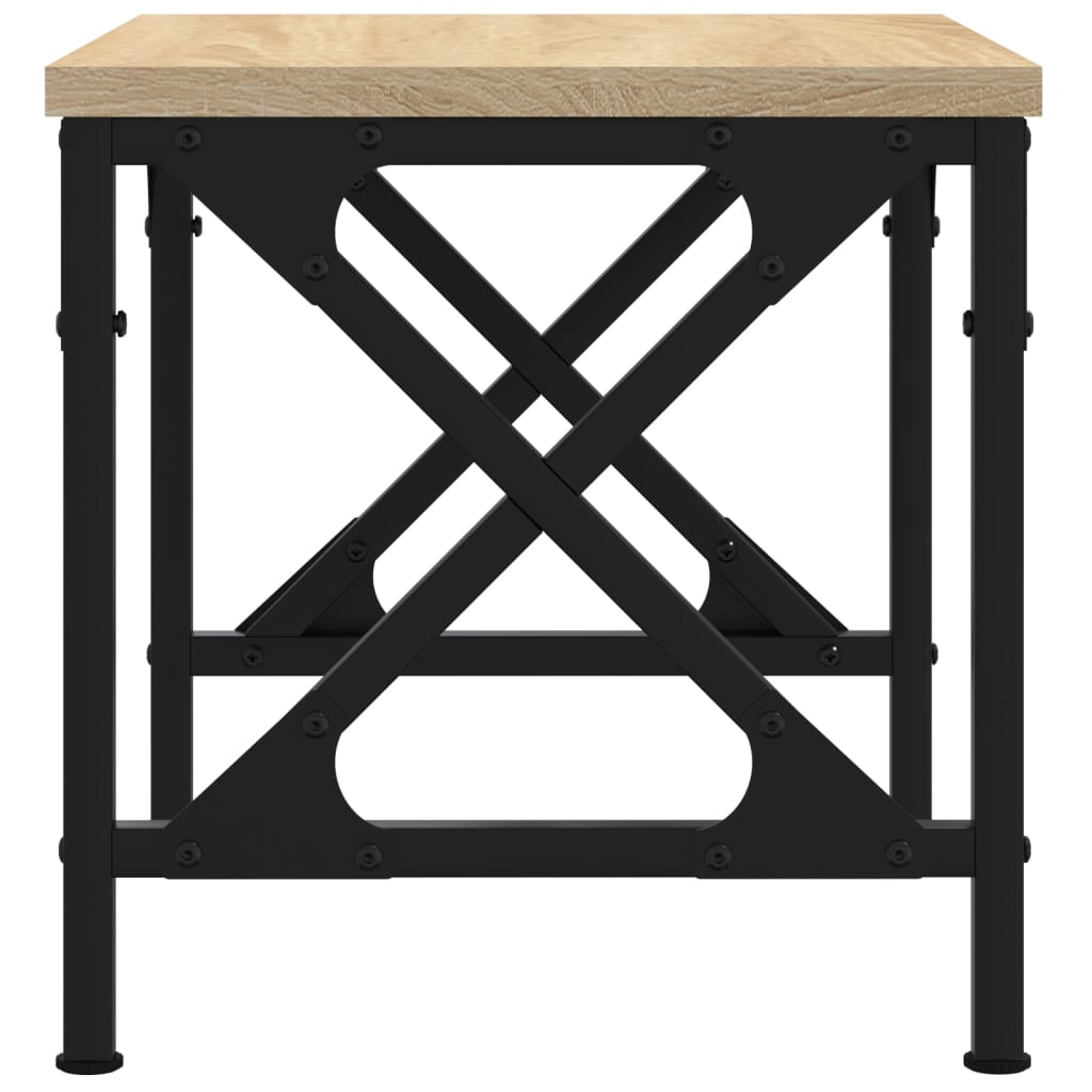 Printerstandaard 40x30x31 cm bewerkt hout sonoma eikenkleurig is nu te koop bij PeponiXL, paradijselijk wonen!