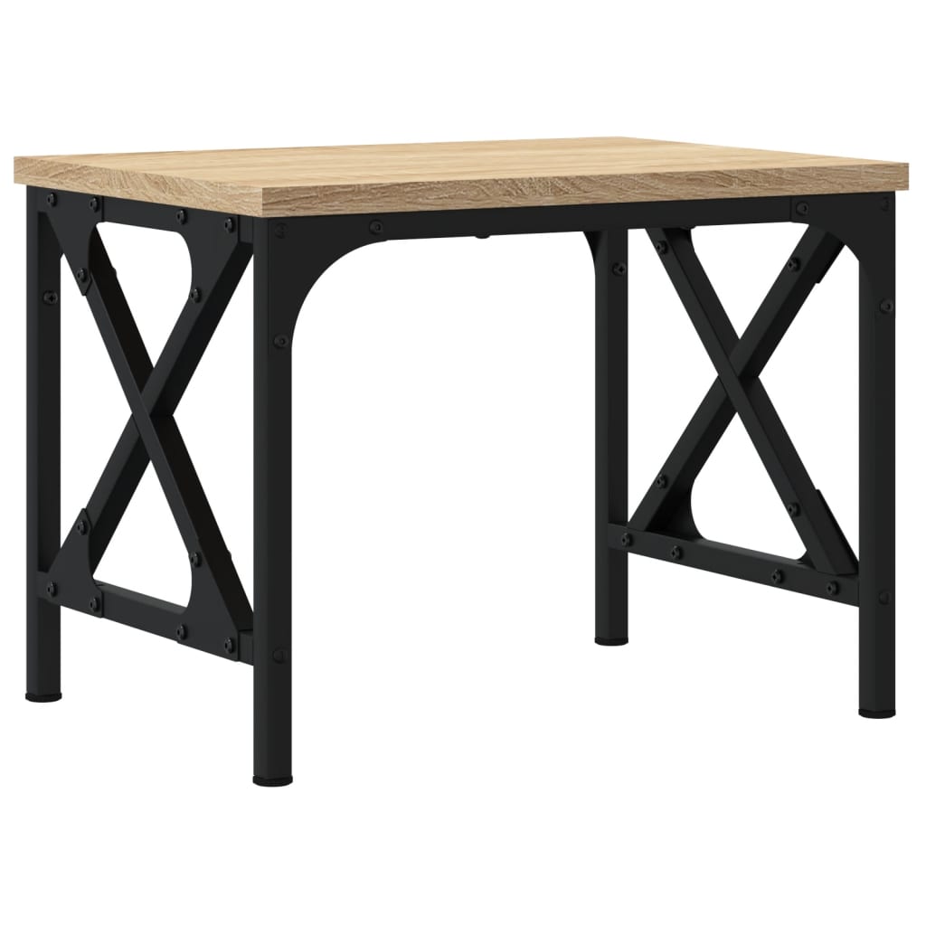 Printerstandaard 40x30x31 cm bewerkt hout sonoma eikenkleurig is nu te koop bij PeponiXL, paradijselijk wonen!