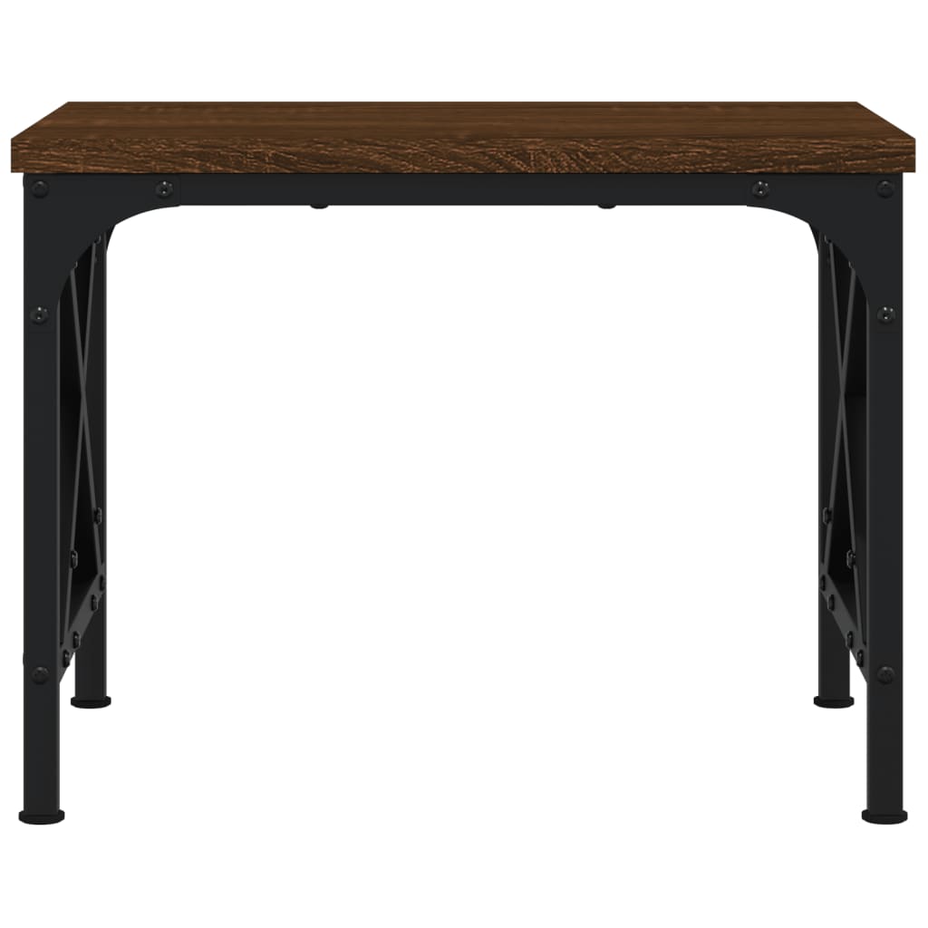Printerstandaard 40x30x31 cm bewerkt hout bruin eikenkleur is nu te koop bij PeponiXL, paradijselijk wonen!